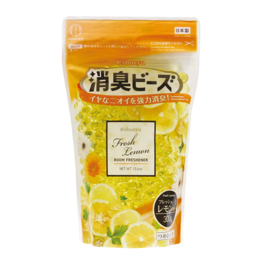 KOKUBO DEODORANT BEADS FRESH LEMON REFILL 300G