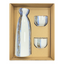 3P CERAMIC SAKE SET STRIPE