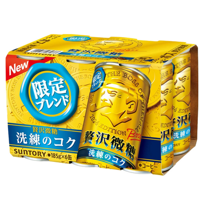 SUNTORY CRAFT BOSS LESS SUGAR COFFEE 6P