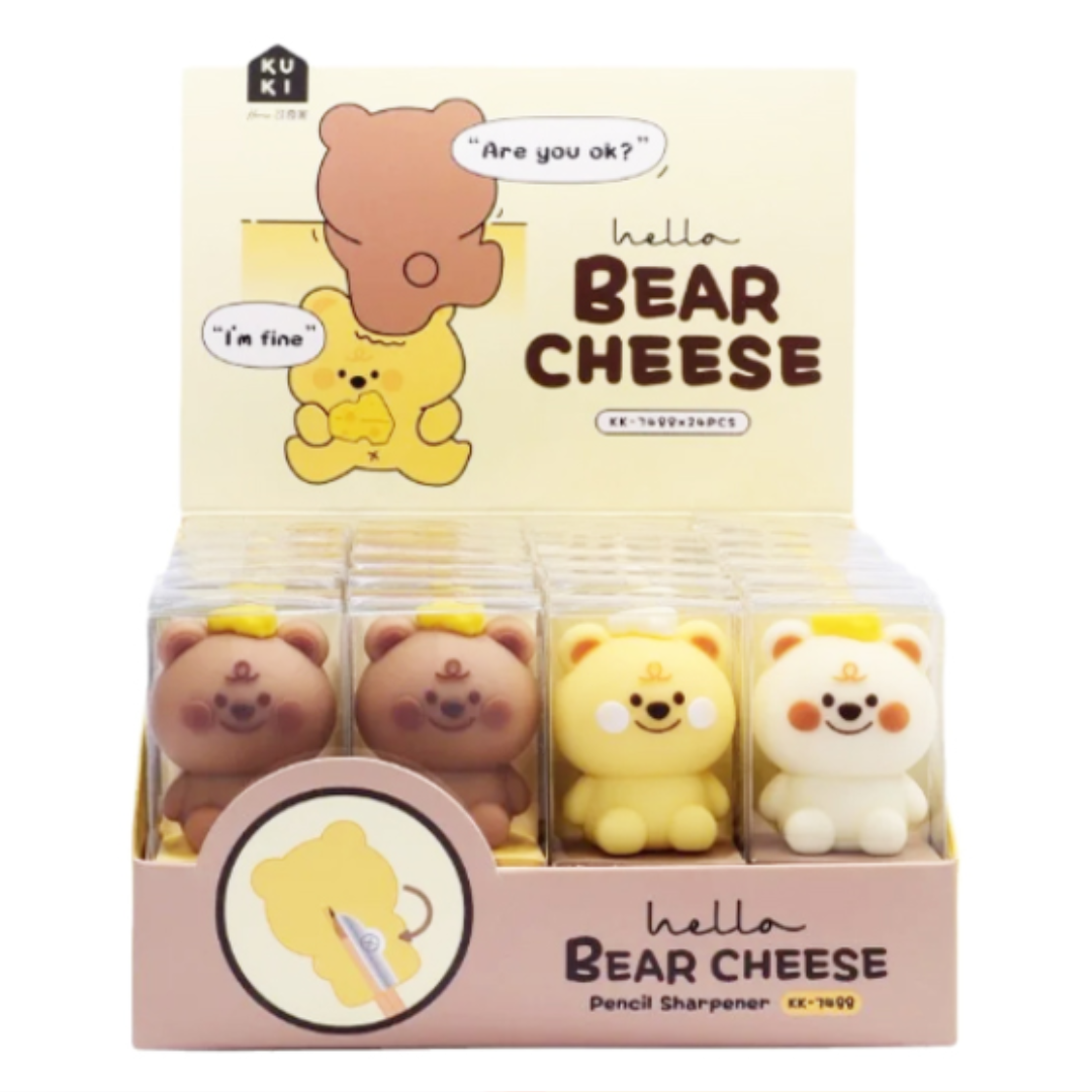 BEAR CHEESE PENCIL SHARPENER