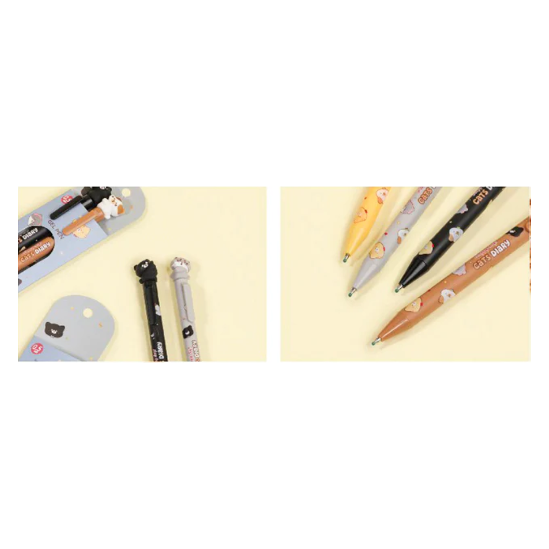 CATS DIARY COUPLE CATS GEL PEN