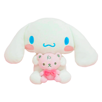 SANRIO STUFFED TOY CINNAMOROLL W/PINK BEAR 25CM