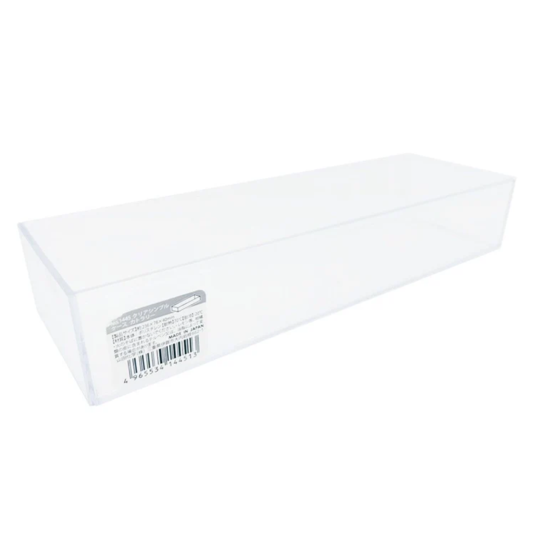 CLEAR SIMPLE CASE CUTLERY
