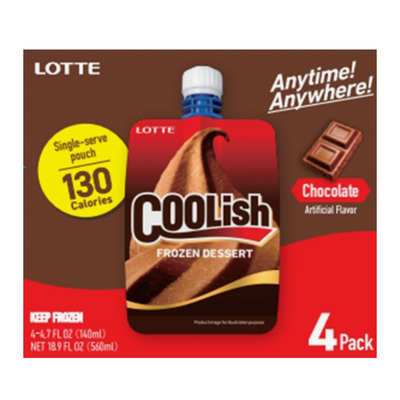 LOTTE COOLISH CHOCOLATE 4P