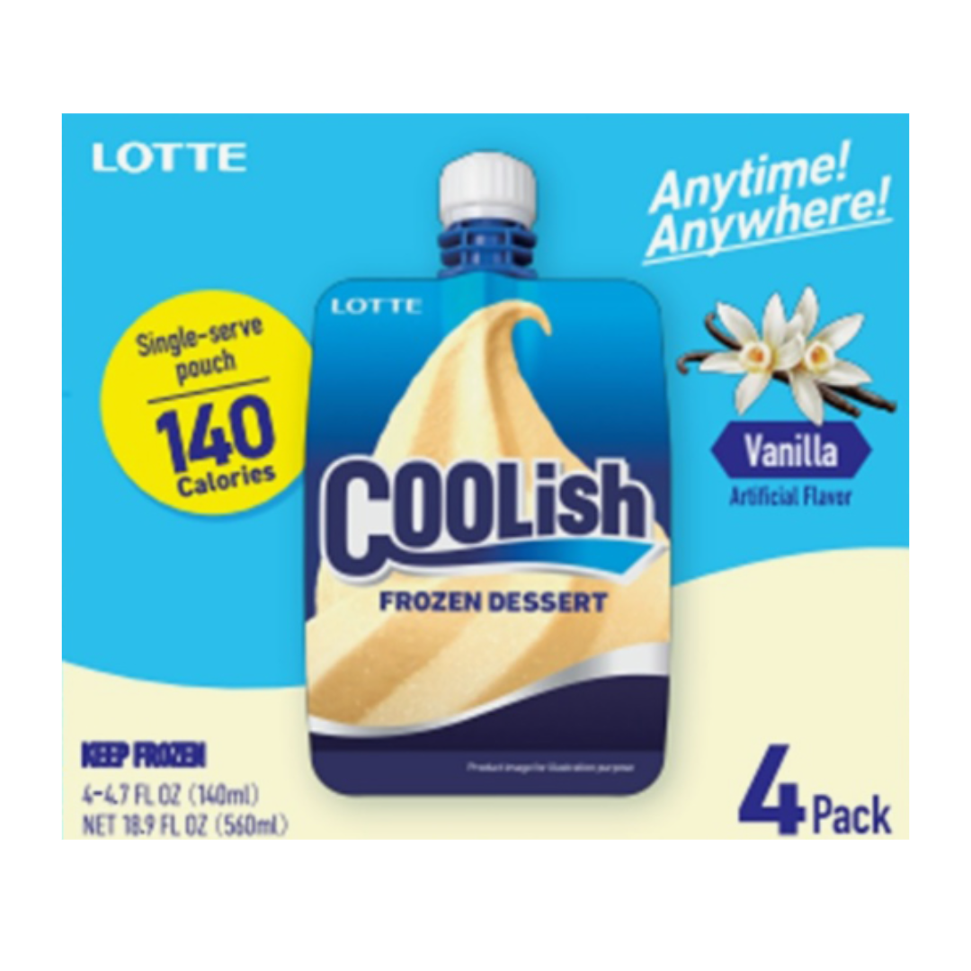 LOTTE COOLISH VANILLA 4P