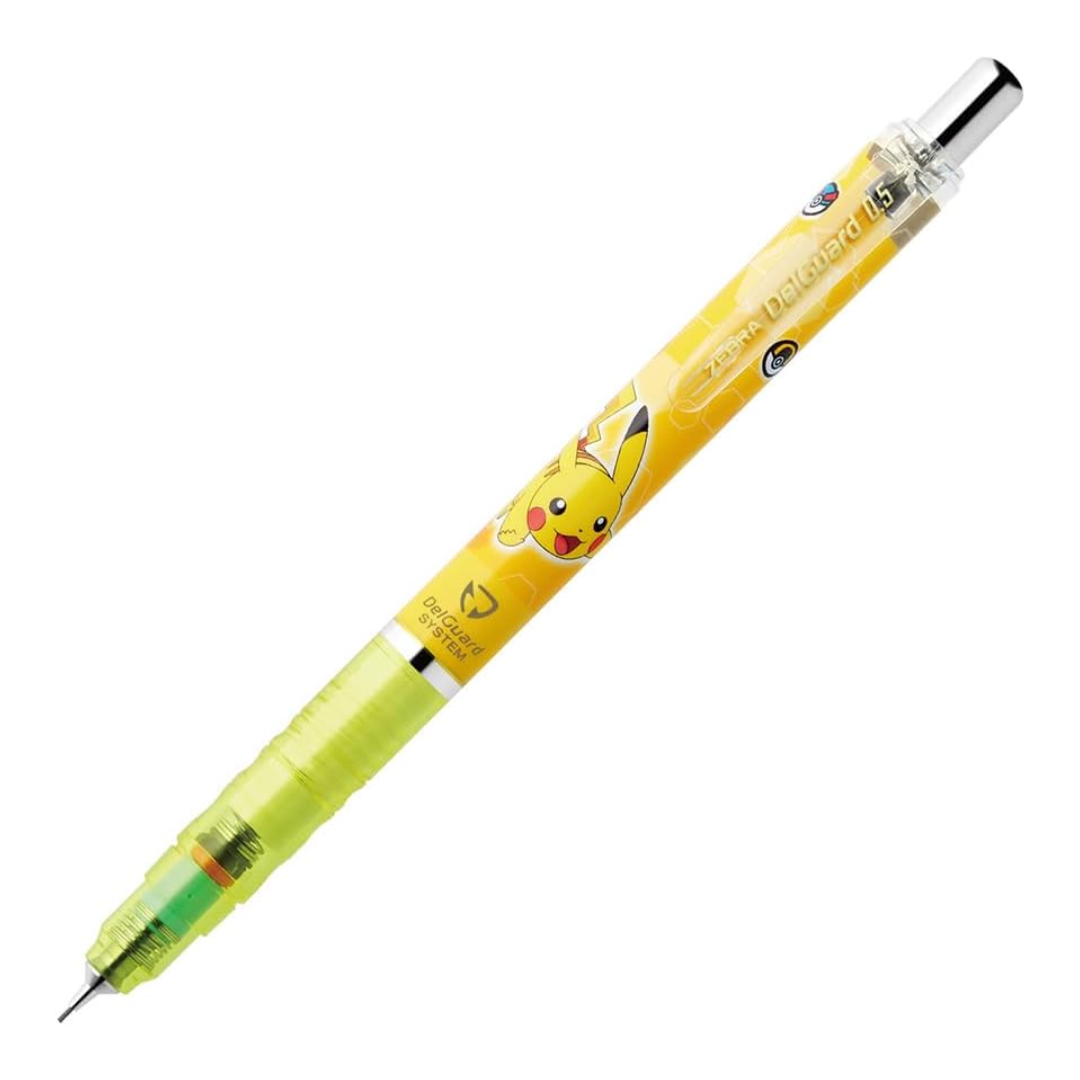 ZEBRA MECHANICAL PENCIL 0.5 POKEMON YELLOW