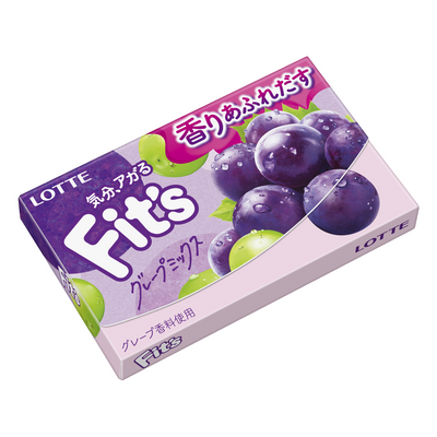 LOTTE FIT'S GRAPE MIX GUM