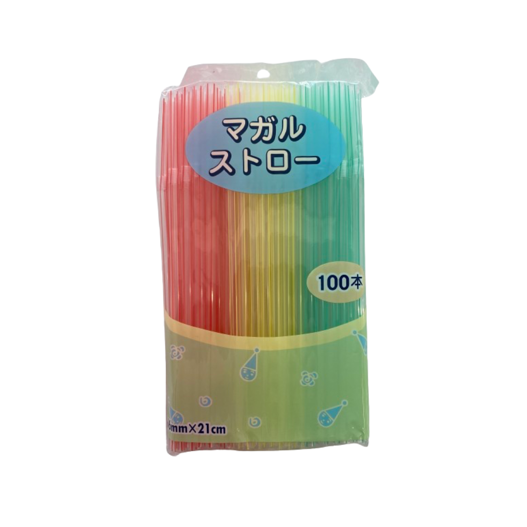 FUDO DISPOSABLE STRAW 100PC