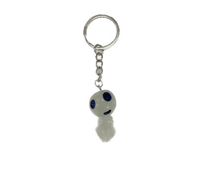 MONONOKE KODAMA GLOW IN THE DARK KEY HOLDER C