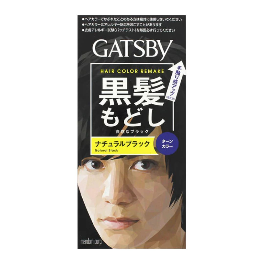 MANDOM GATSBY HAIR COLOR REMAKE NATUAL BLACK