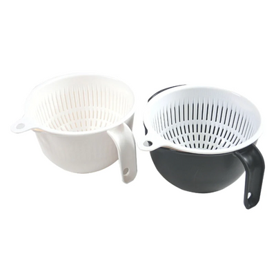 HANDLE BOWL WITH COLANDER 700ML