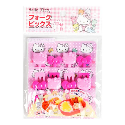 HELLO KITTY FRUIT FOOD PICKS 8P