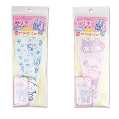 SANRIO INSOLE SHEET 17 TO 21CM CINNAMO OR MY MELODY