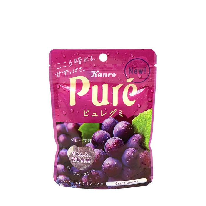 KANRO PURE GUMMY GRAPE