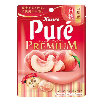 KANRO PURE GUMMY PEACH PREMIUM