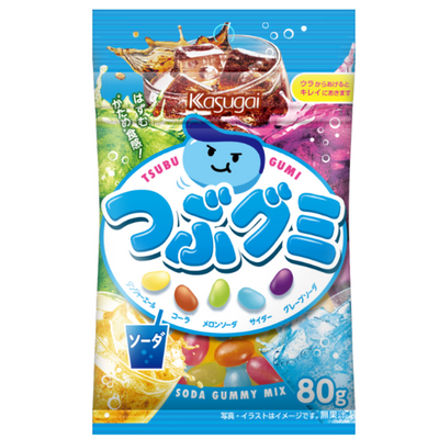 KASUGAI TSUBU GUMMY SODA 80G