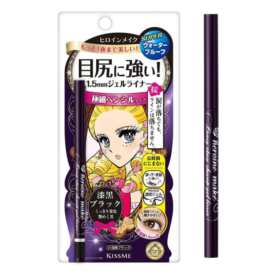 KISSME HEROINE SMOOTH LIQUID EYELINER BLACK 01