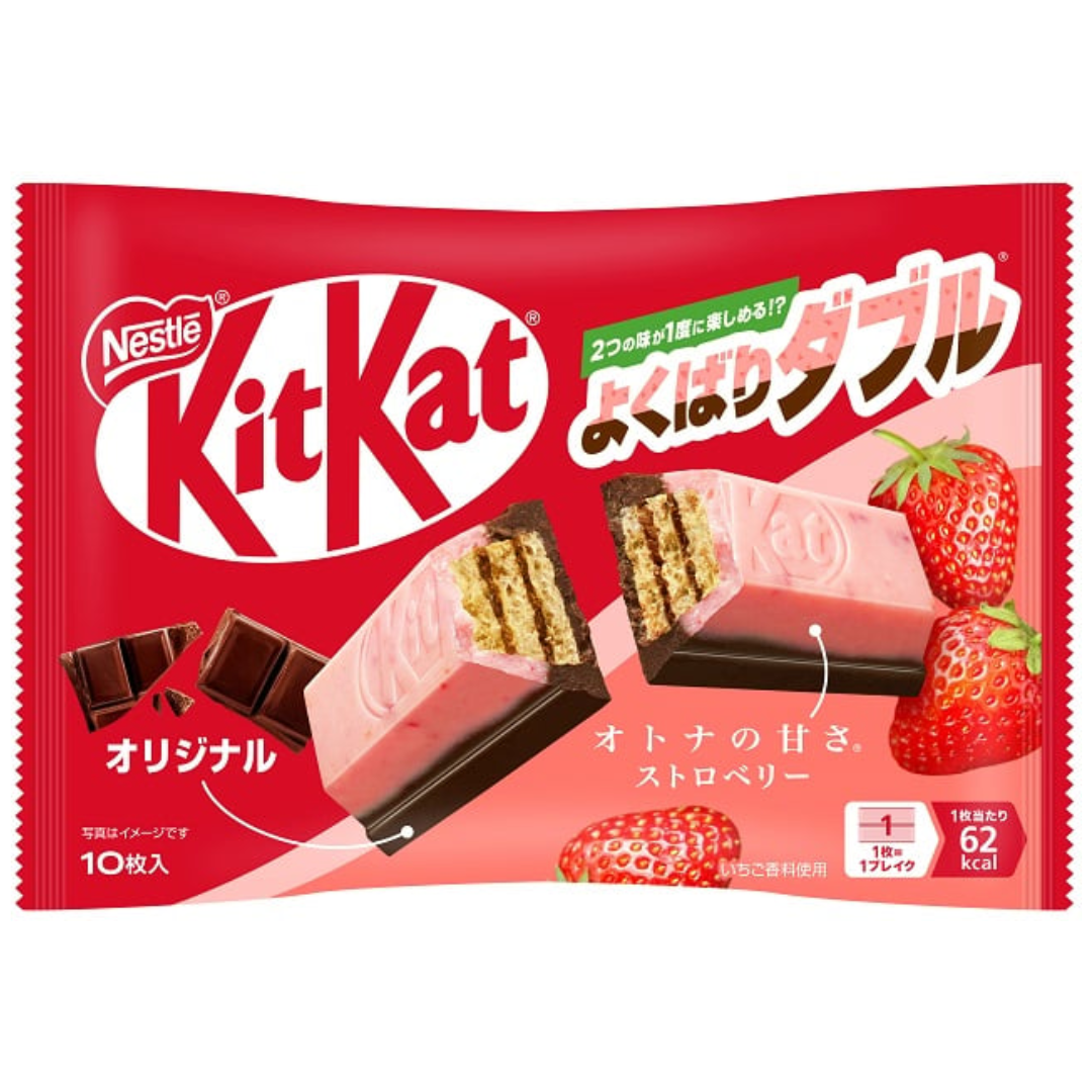 KITKAT YOKUBARI DOUBLE STRAWBERRY & CHOCO