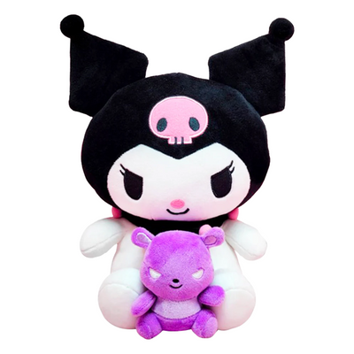 SANRIO STUFFED TOY KUROMI W/FRIEND 50CM