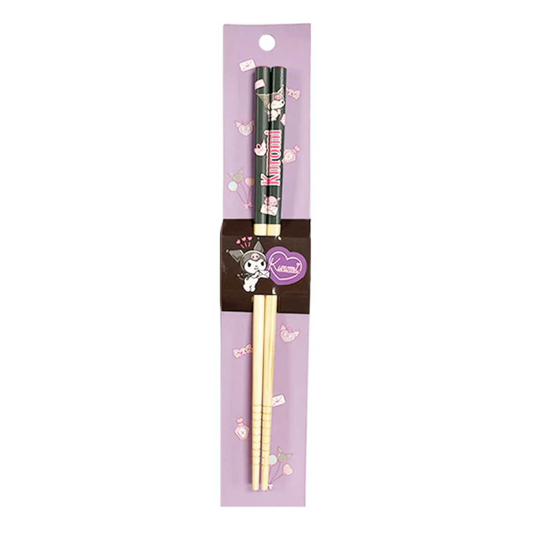 SANRIO WOODEN CHOPSTICK  KUROMI