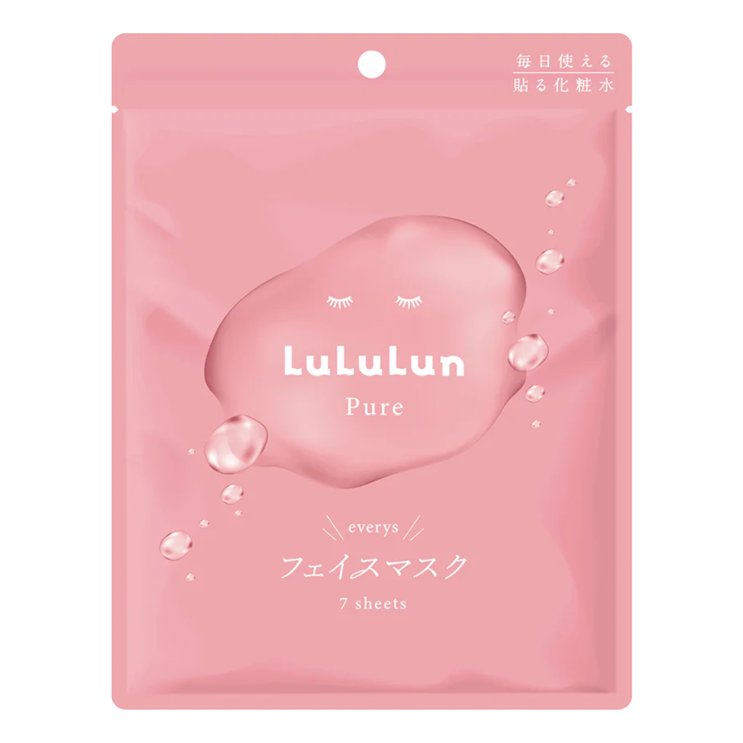 LULULUN PURE FACE MASK 7 SHEETS