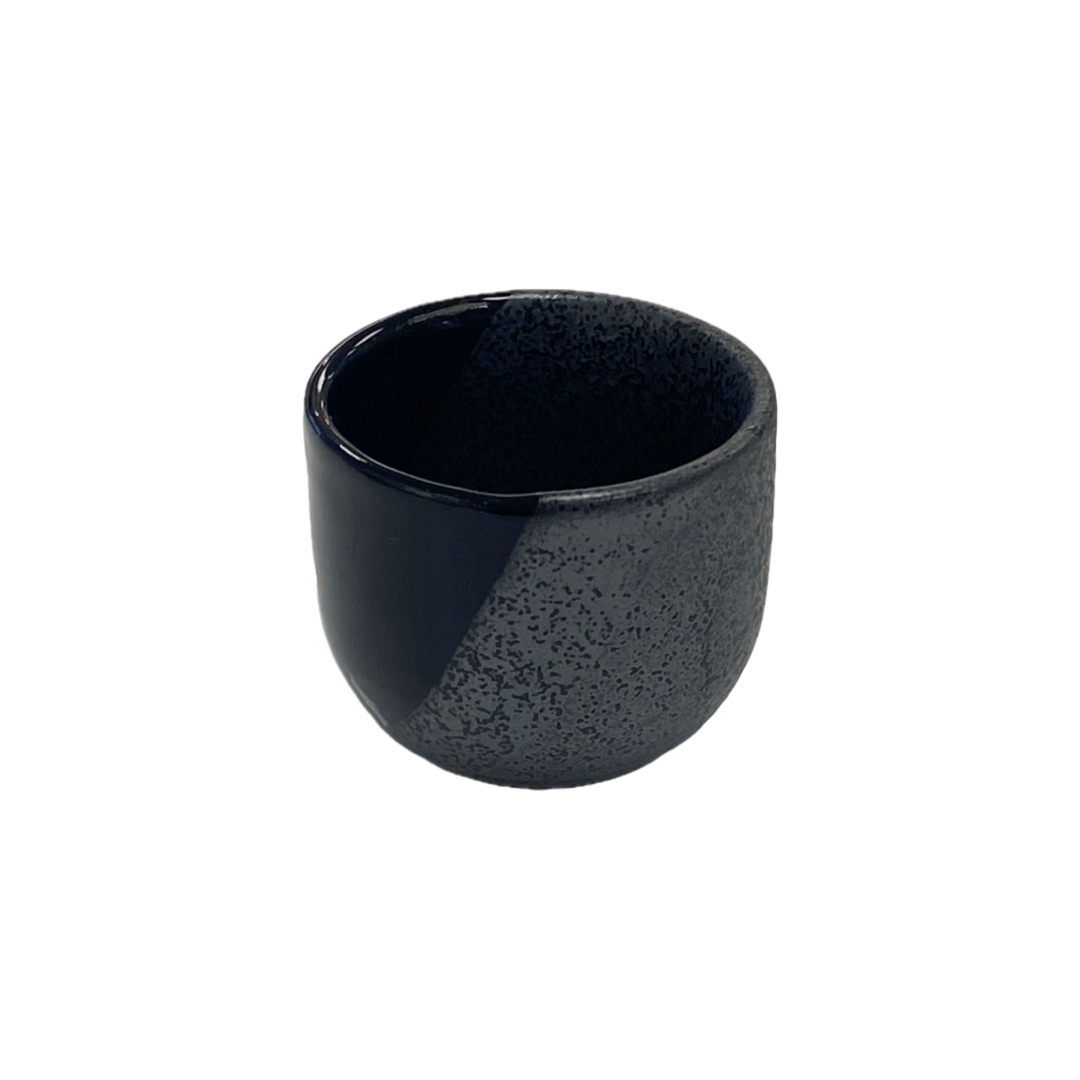 MATSUMI CERAMIC SAKE CUP BLACK 5×4.2CM