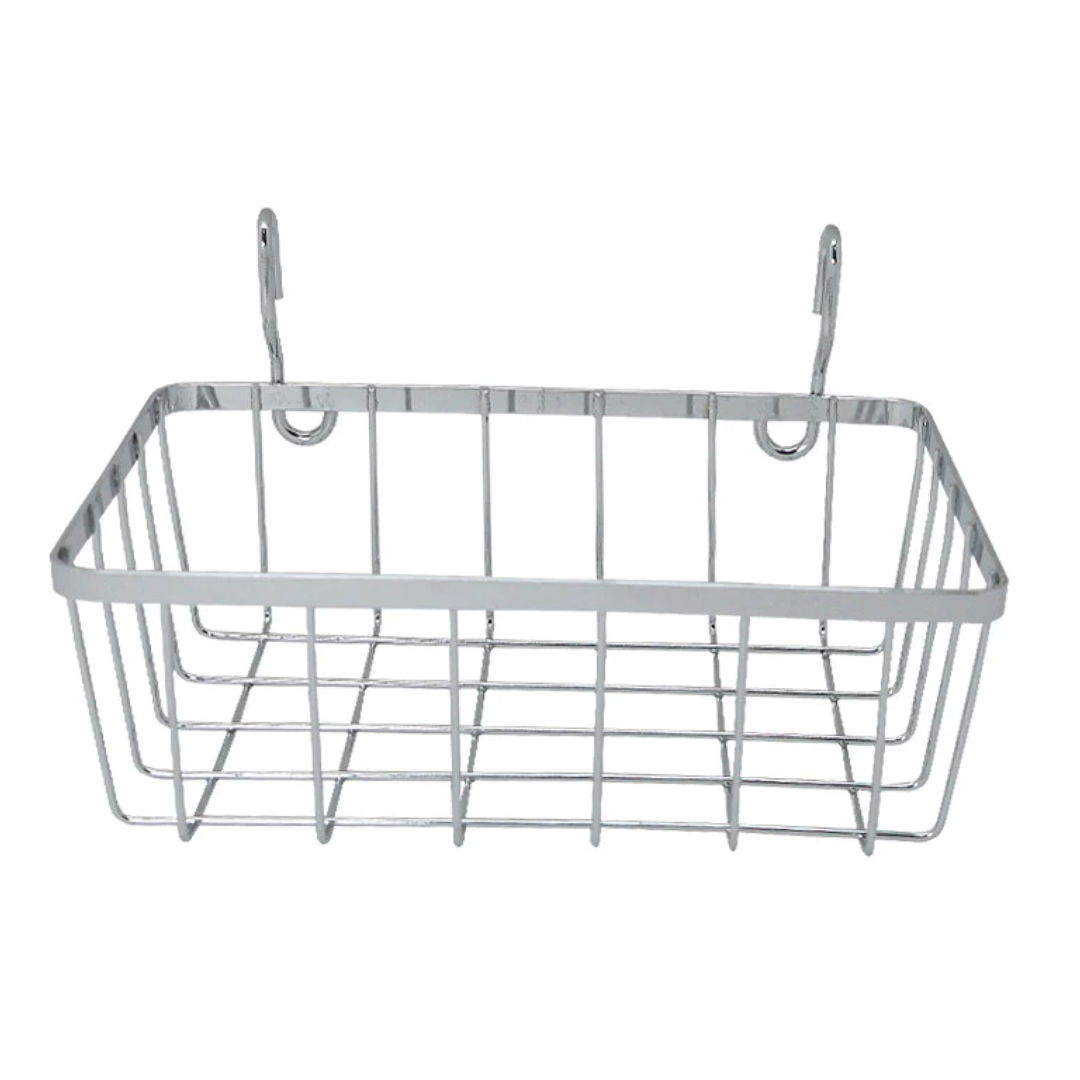 MCII-2 TYPE CHROME PLATED WIRE BASKET RECTANGULAR