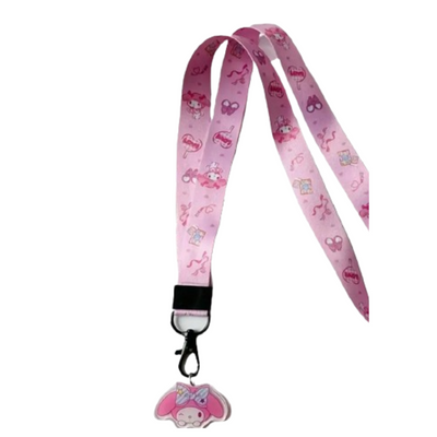STRAP LANYARD WITH CHARM  MY MELODY 15CM