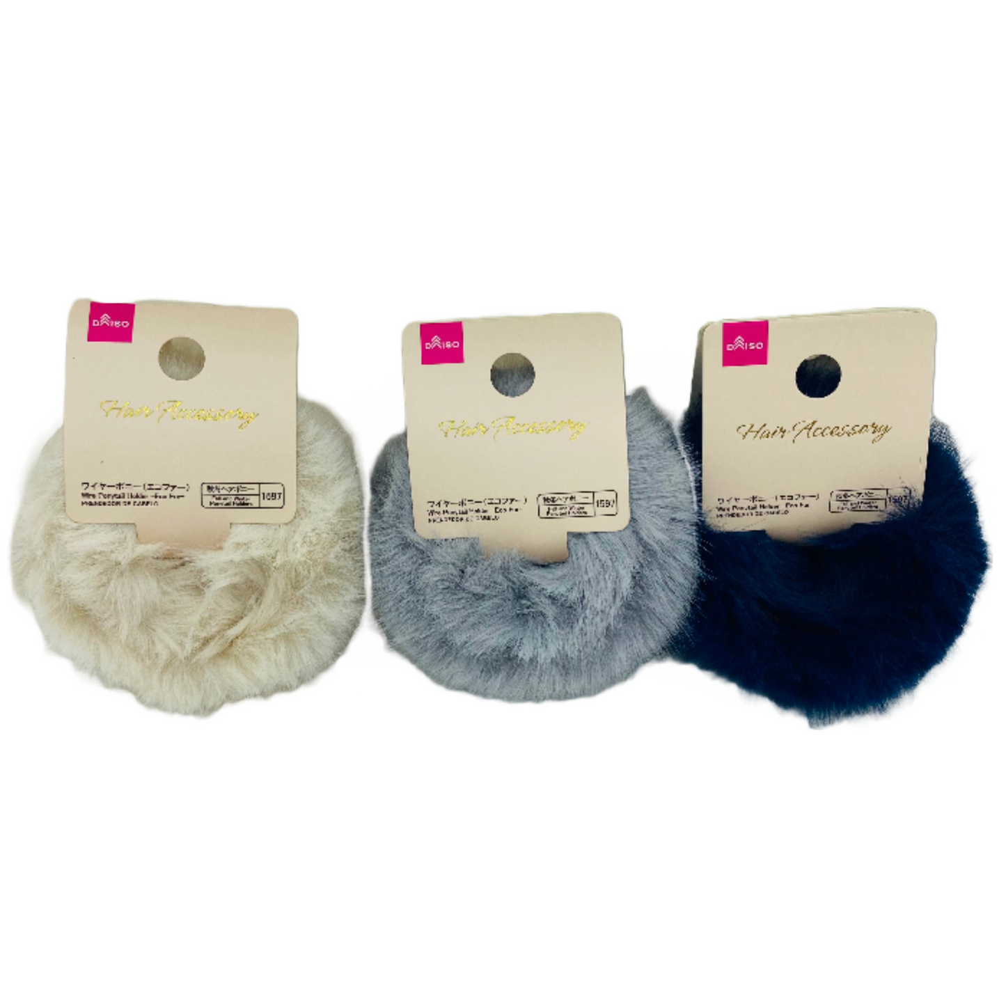 WIRE PONYTAIL HOLDER ECO FUR