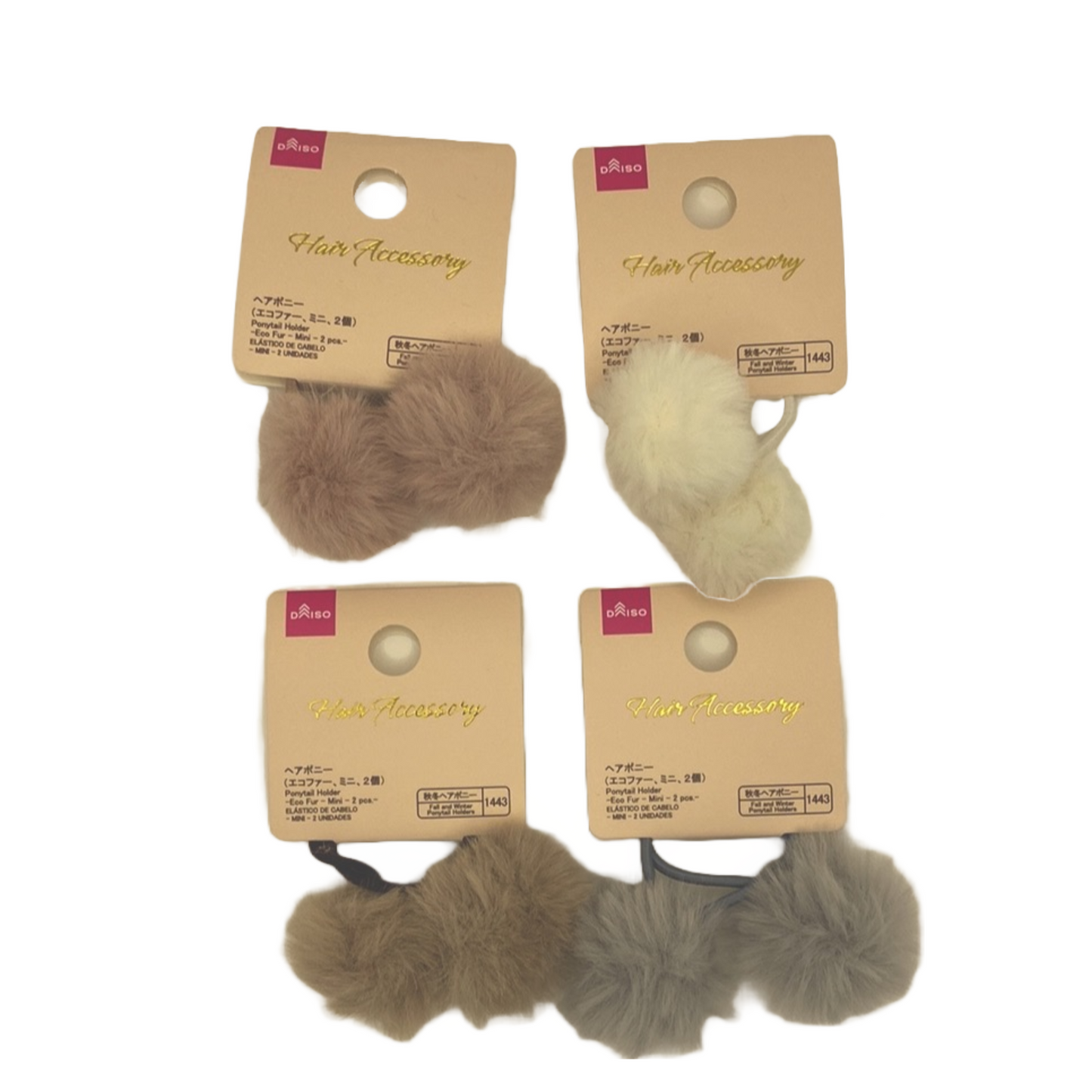 PONYTAIL HOLDER ECO FUR MINI 2P