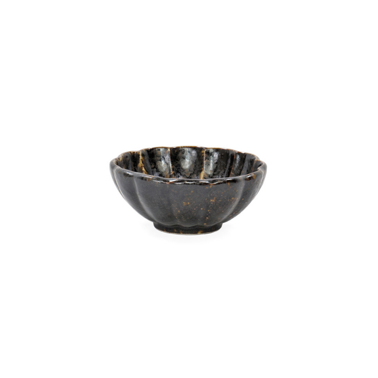 KIKKA DAISY BLACK KESSHO KOBACHI BOWL 3.9 DIA