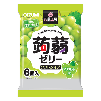 SHIMONITA KONJAC JELLY MUSCAT 6P