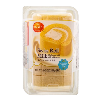 ORANGE SWISS ROLL MILK