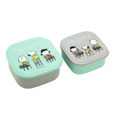 PEANUTS SNOOPY FOOD CONTAINER 2P 550ML&360ML