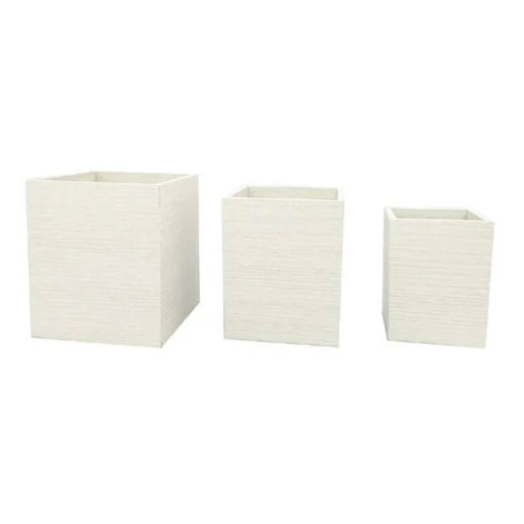 WOODEN PEN BOX STAND WHITE