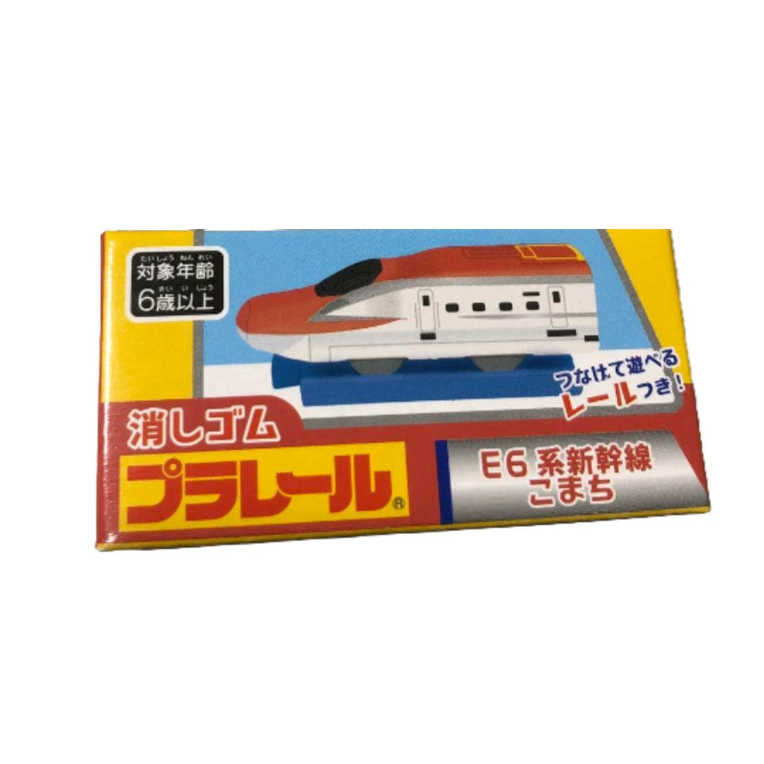 PLARAIL ERASER WITH RAIL RED