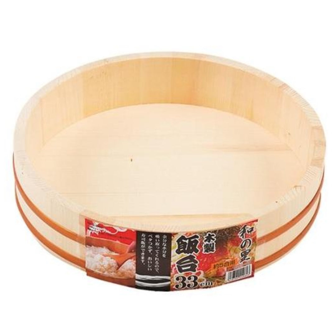 PEARL WANOSATO WOODEN SUSHI RICE TUB 33CM