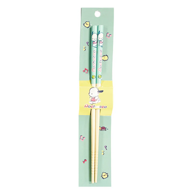 SANRIO WOODEN CHOPSTICK POCHACCO 8.3IN