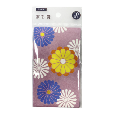 GIFT ENVELOPE CHRYSANTHEMUM 10SHEETS 12×7CM