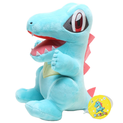 POKEMON STUFFED TOY TOTODILE DINOSAUR 25CM