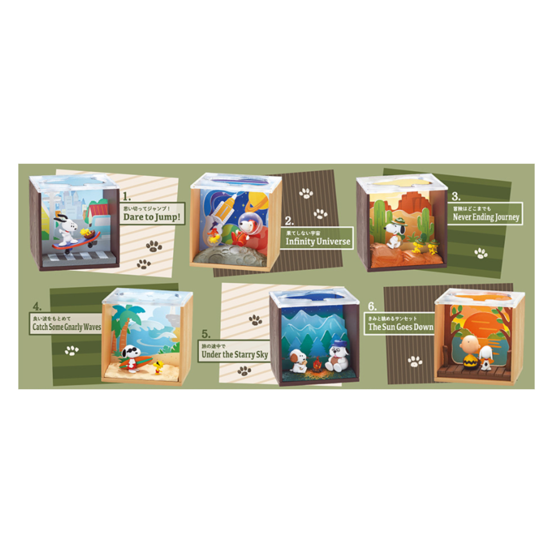 REMENT PEANUTS SNOOPY SCENERY BOX 1 BLIND BOX