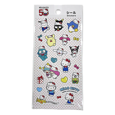 SANRIO CHARACTERS 50TH ANNIVERSARY STICKERS