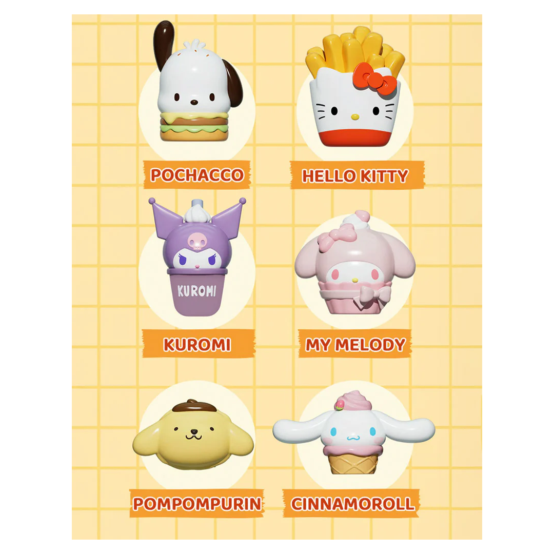 SANRIO CHARACTERS DESKTOP FIGURE FOOD 1 BLIND BOX