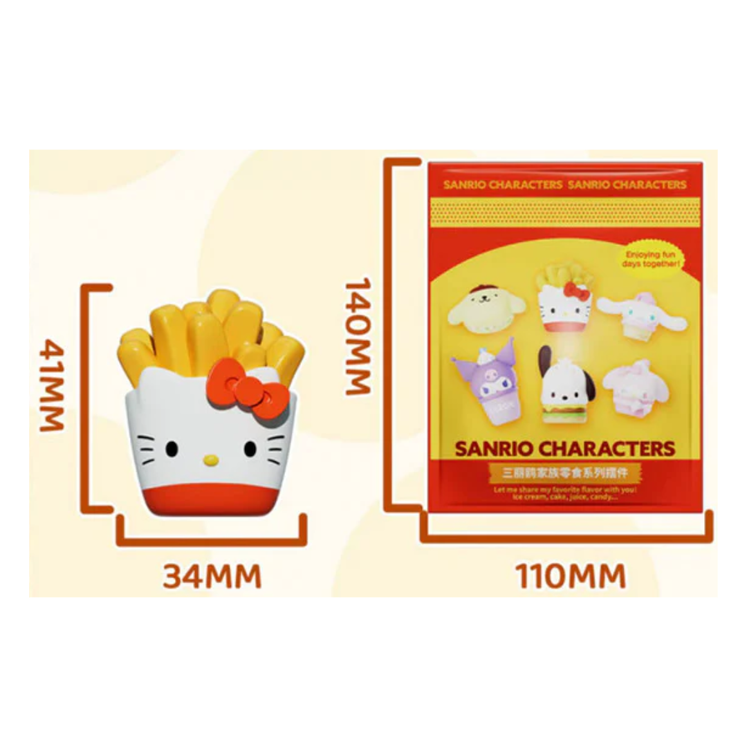 SANRIO CHARACTERS DESKTOP FIGURE FOOD 1 BLIND BOX