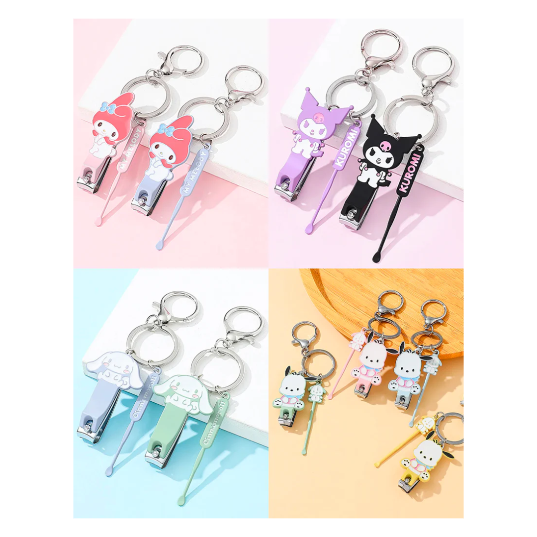 SANRIO CHARACTERS NAIL CLIPPER WITH EAR PICK