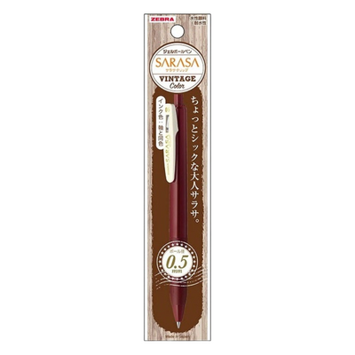 SARASA VINTAGE RED BLACK INK 0.5MM