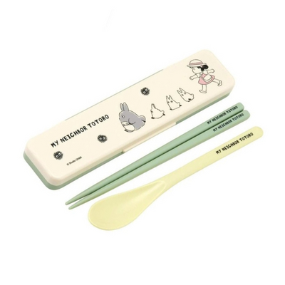 SKATER TOTORO CHOPSTICKS & SPOON SET MARCH