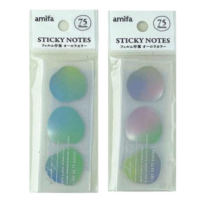 FILM STICKY NOTE 75P AURORA COLOR