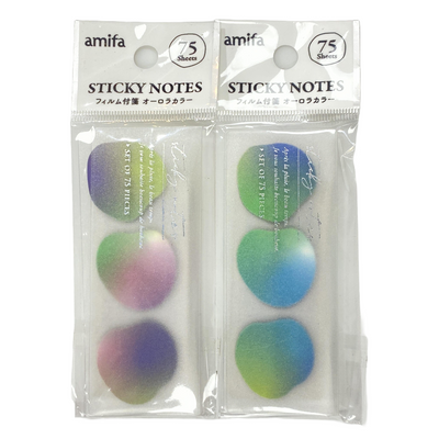 FILM STICKY NOTE 75P AURORA COLOR