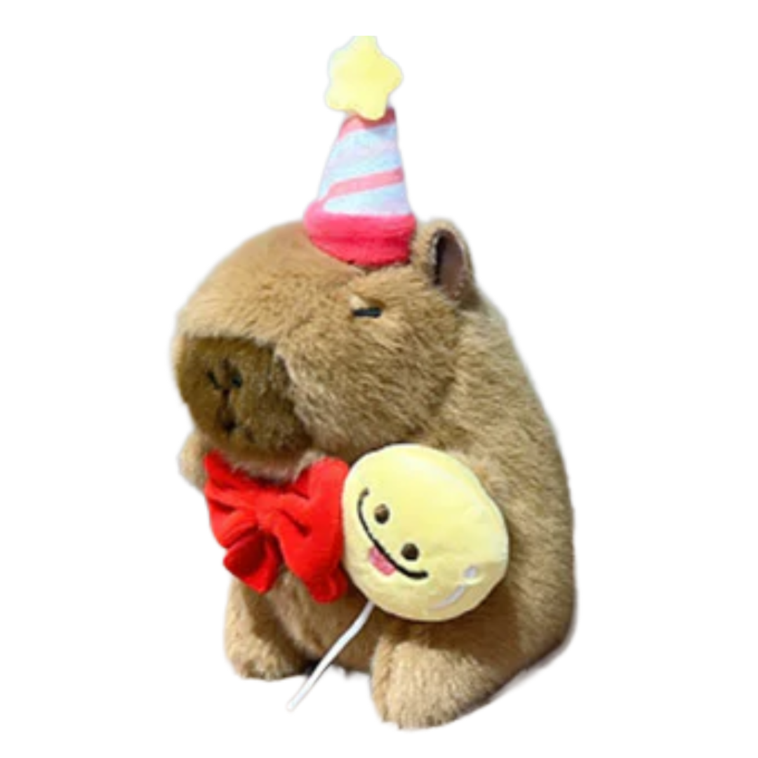 CAPYBARA STUFFED TOY KEY HOLDER PARTY 12CM